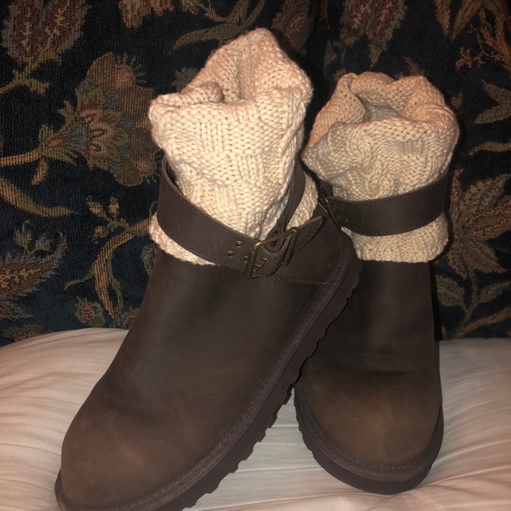 UGG CABLE CUFF BOOTS